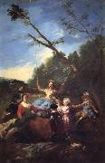 Francisco Goya The Swing oil painting